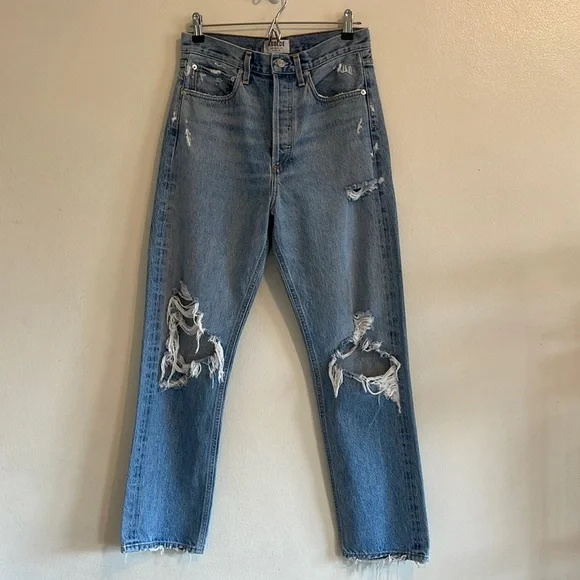 AGOLDE 90’s Distressed Jeans | Size 26 - Picture 6 of 15